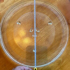 13.5 in Clear Glass Microwave Turntable Plate